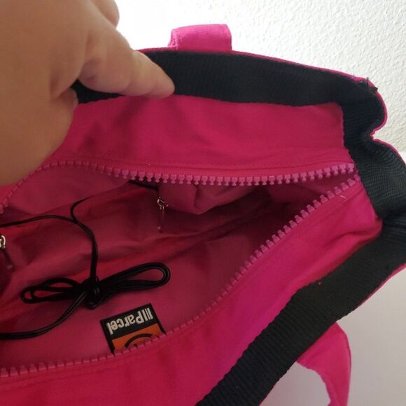 Vintage III Parcel Boombox Speaker Handbag Audio Shoulder Tote Bag Y2K Pink - Picture 15 of 16